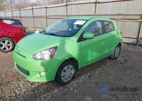2015 Mitsubishi Mirage De/Rf z USA, uszkodzony, nr VIN ML32A3HJ0FH006348